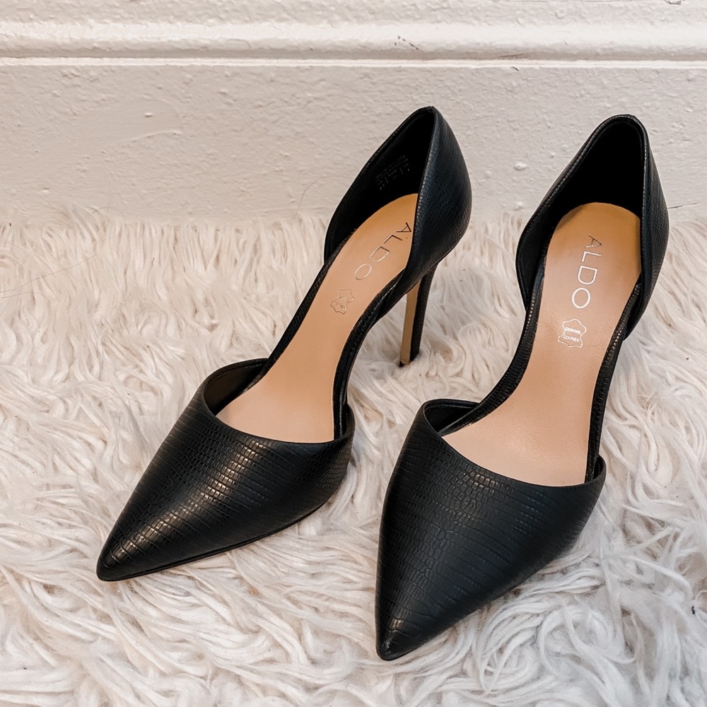 Aldo Leather Pointed Heels